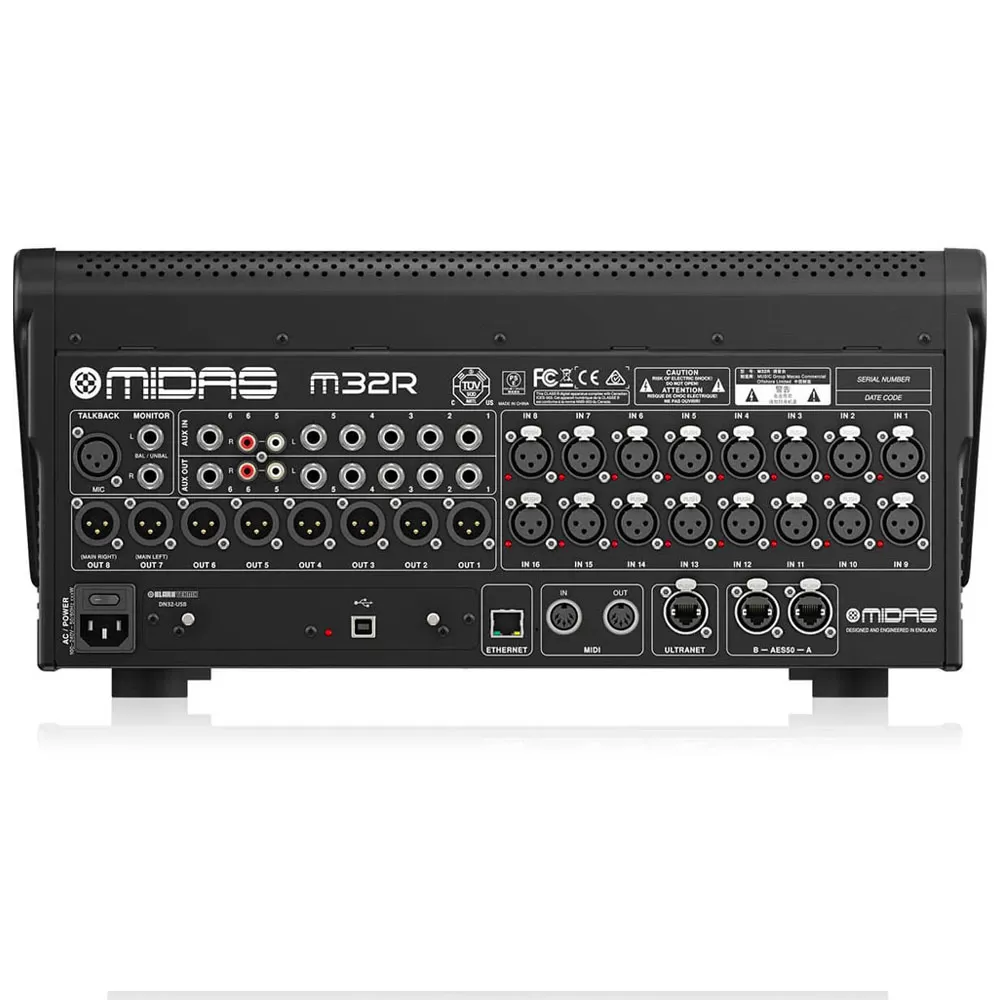 Bàn Mixer Midas M32R LIVE (Mixer Digital, 40 kênh, 25 bus)