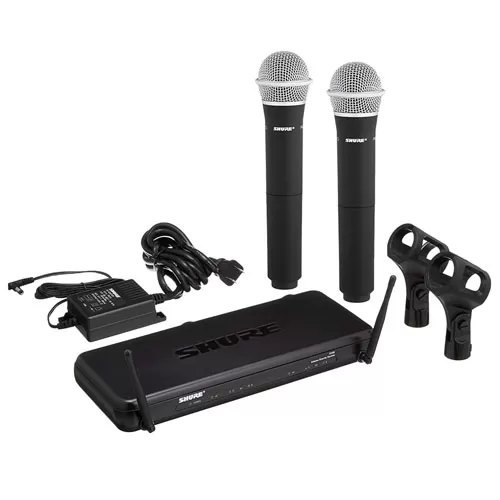 Bộ thu và phát kèm Micro Shure SVX288E/PG58